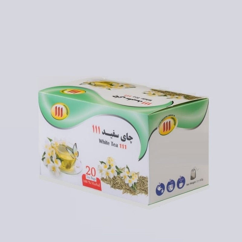 چای سفید 111 - 40 گرم بسته 20 عددی