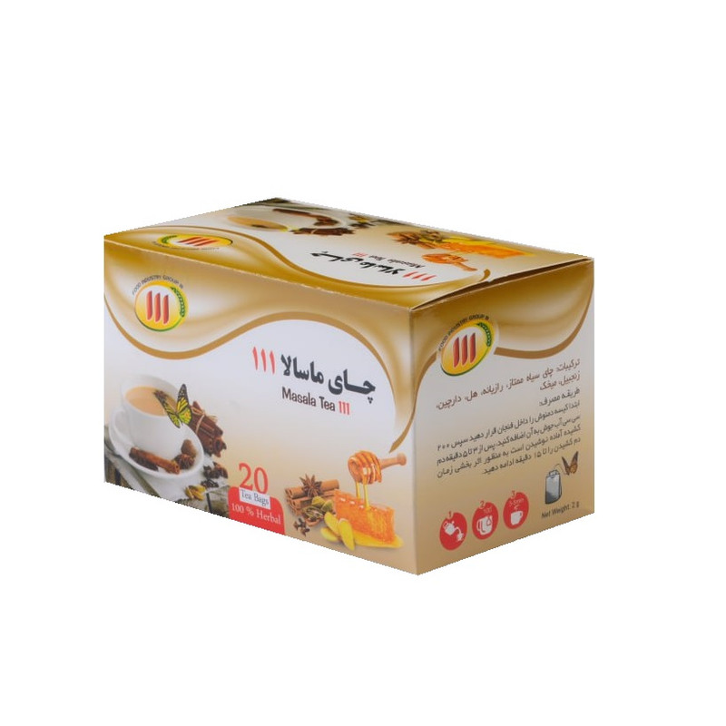 چای ماسالا 111 - 40 گرم بسته 20  عددی