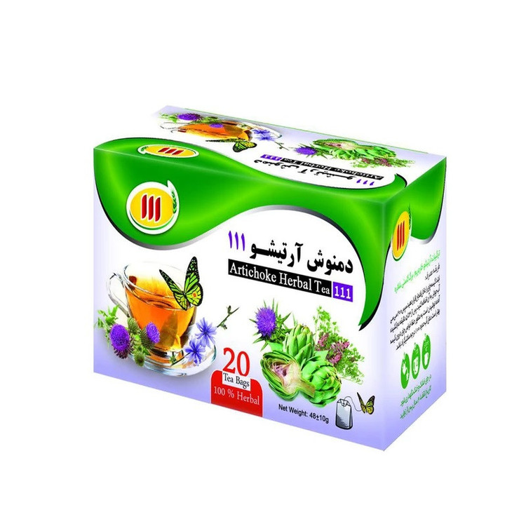 دمنوش مخلوط گیاهی آرتیشو 111 - 40 گرم بسته 20 عددی