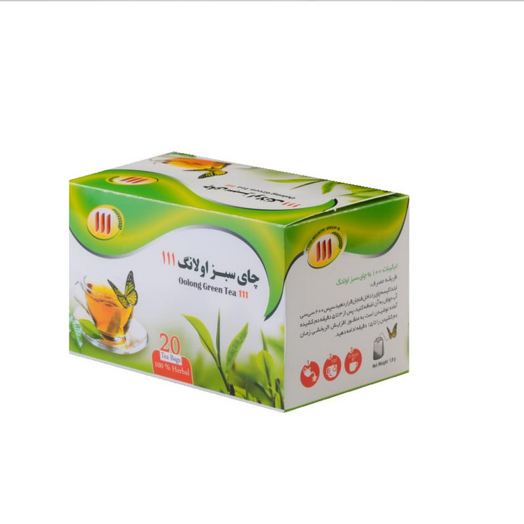 چای سبز اولانگ ۱۱۱ - ۴۰ گرم بسته ۲۰ عددی