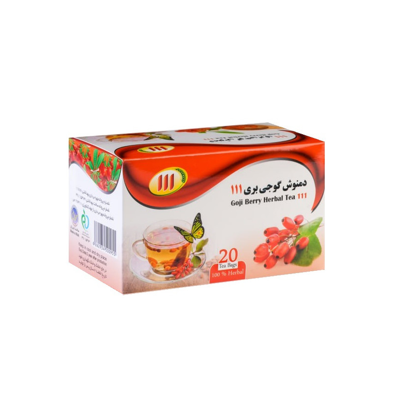 دمنوش گوجی بری 111 - 40 گرم بسته 20 عددی