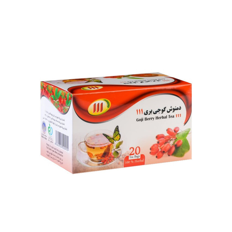 دمنوش گوجی بری 111 - 40 گرم بسته 20 عددی