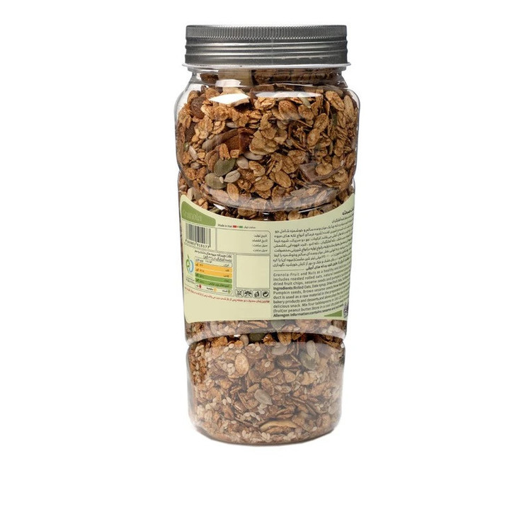 گرانولا جودوسر پرک و میوه خشک و مغز تخمه شیره خرما محصولات غذایی درین کام - 350 گرم