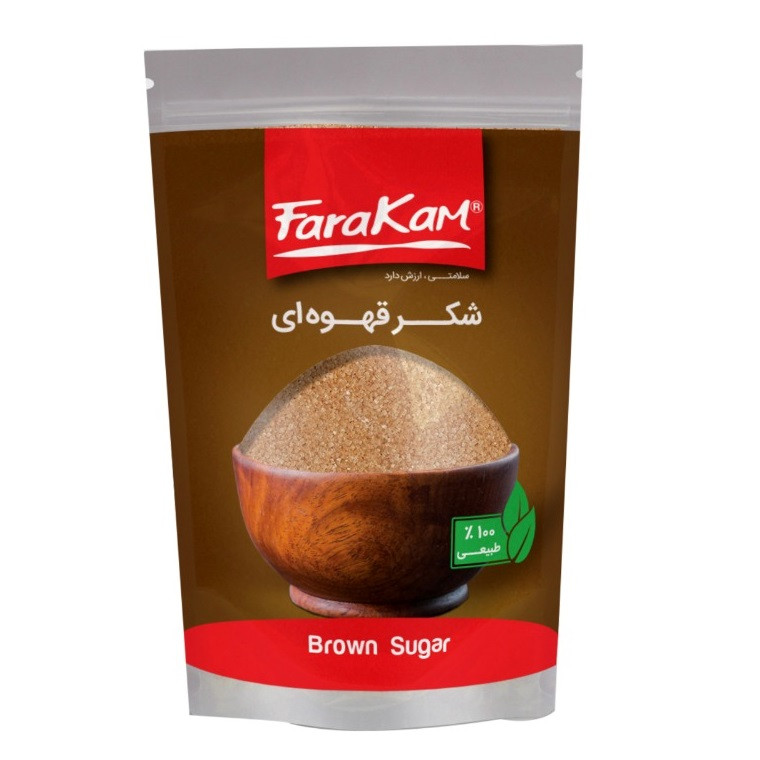 شکر قهوه ای فراکام - 500 گرم