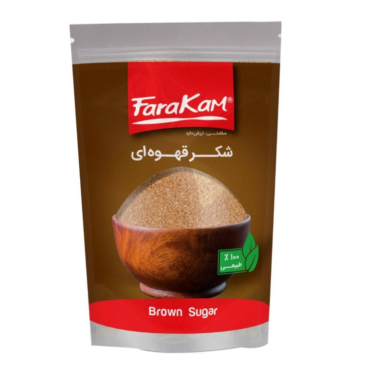 شکر قهوه ای فراکام - 500 گرم