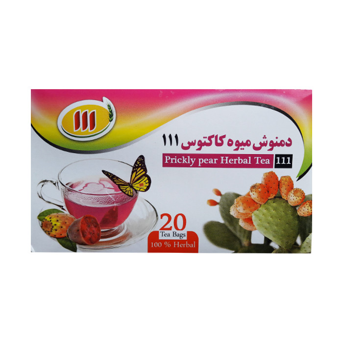 دمنوش میوه کاکتوس کیسه ای 111 بسته 20 عددی